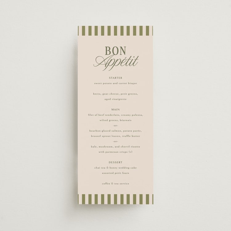 "Soria" - Menus in Meadow by Melanie Kosuge - Front