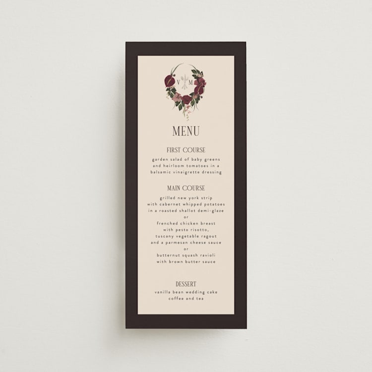 "Romantics" - Menus in Merlota by Susan Moyal - Front