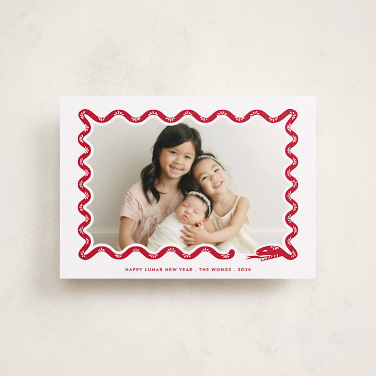 "Tsim Sha Tsui" - Lunar New Year Cards in Bayberry by Gwen Bedat - Front