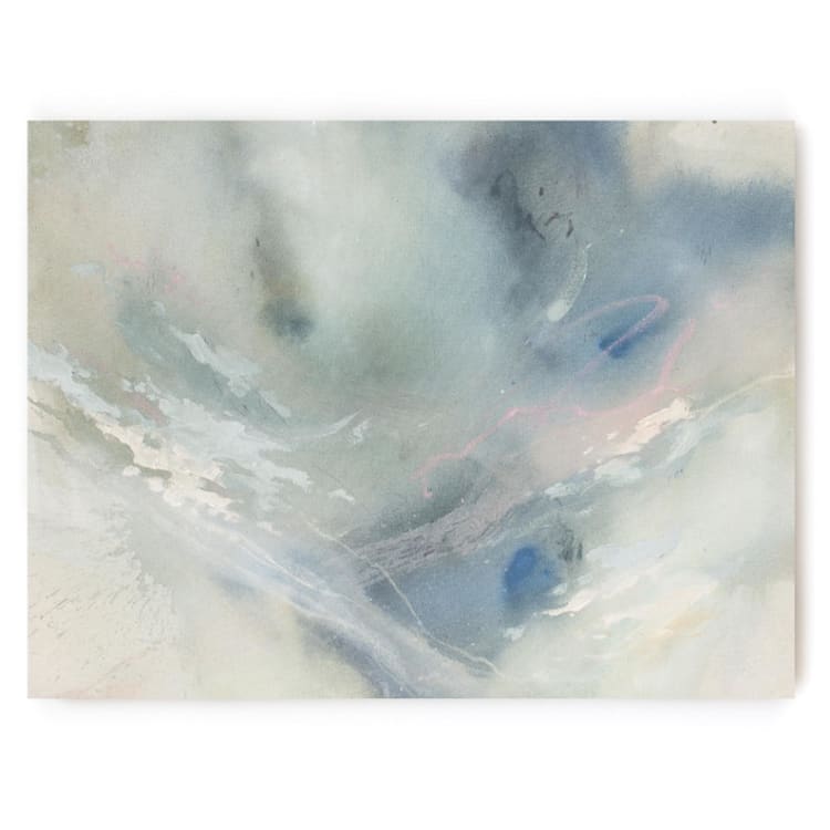 "Cross Current II" - Original Painting in blue by Christa