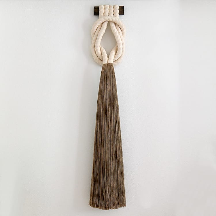 "Forever Love Knot in Ivory" - Original Painting in natural by Bharti Trivedi
