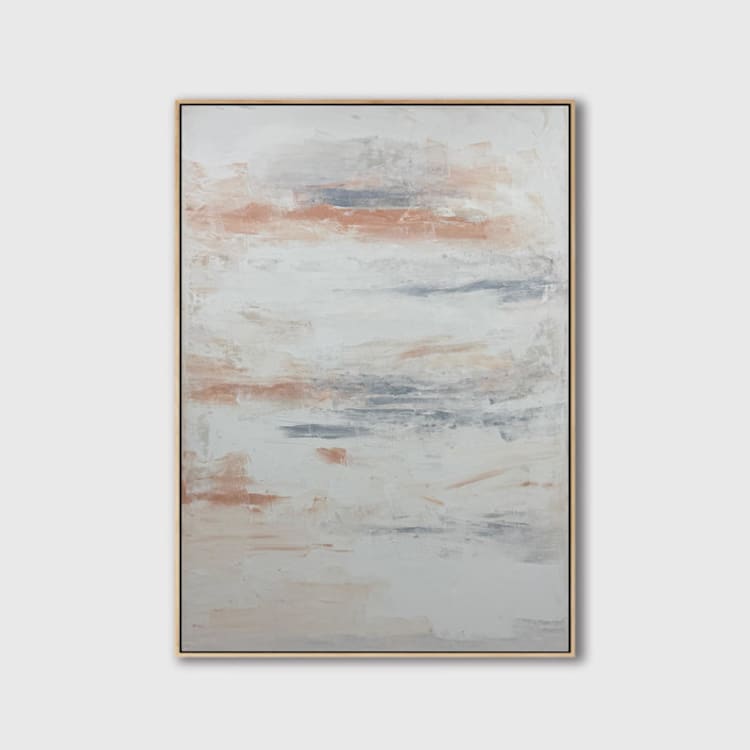 "Still, I Breathe No. 2" - Original Painting in multicolor by Karine Tonial Grimm