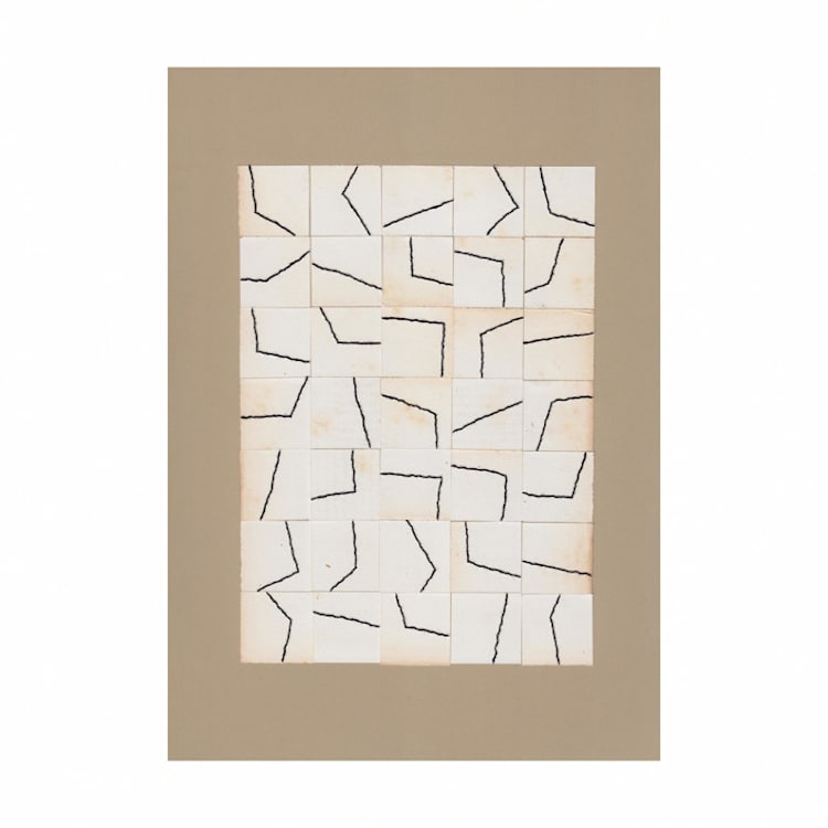 "Irregular Structure" - Original Painting in natural by Alisa Galitsyna
