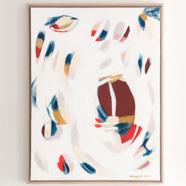 "Campfire Song" - Original Painting in multicolor by Mary Gaspar