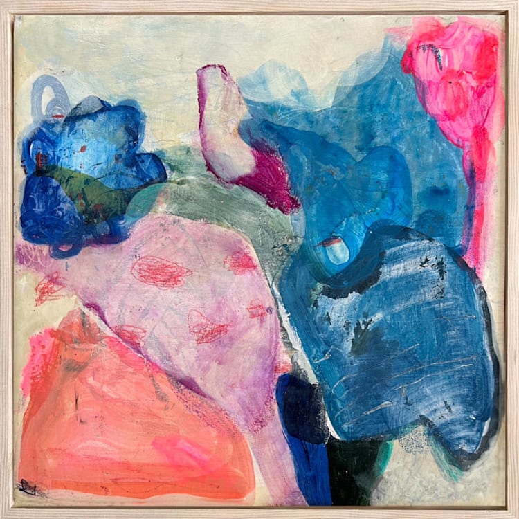 "show some emotion" - Original Painting in multicolor by tina johnson