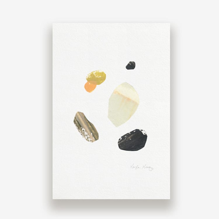 "Seedling #4" - Original Painting in multicolor by Kayla King
