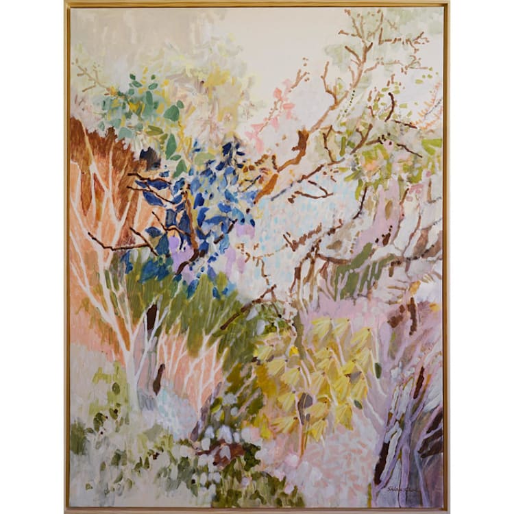 "Secret Hollow" - Original Painting in beige by Shina Choi