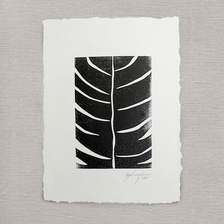 "vale" - Original Painting in black by Maja Cunningham
