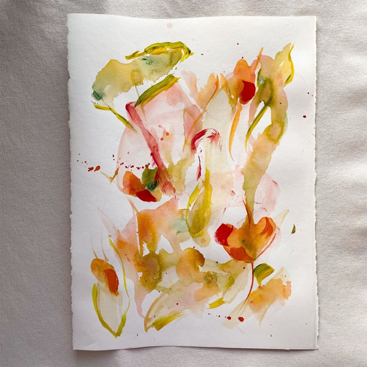 "Fruit Punch" - Original Painting in multicolor by Suzanna Toole