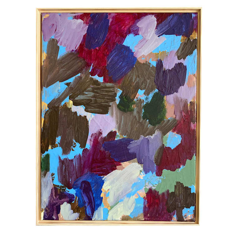 "Grape Medley" - Original Painting in purple by Jessalin Beutler