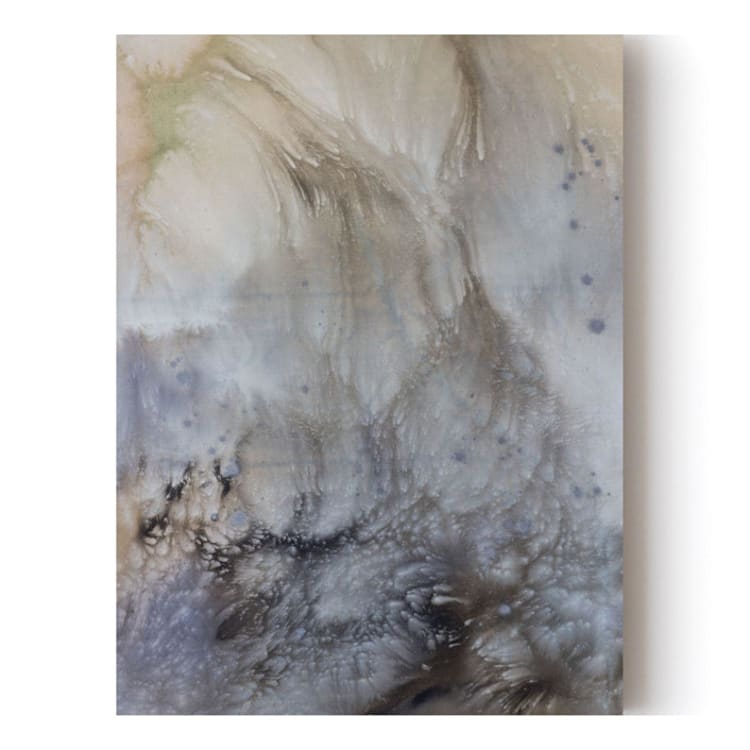 "Nebula 104" - Original Painting in gray by Christa