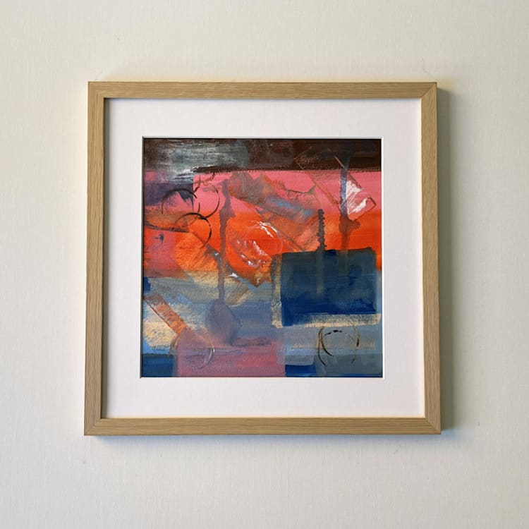 "Abstract still life" - Original Painting in multicolor by Isabel Aguilar Alonso