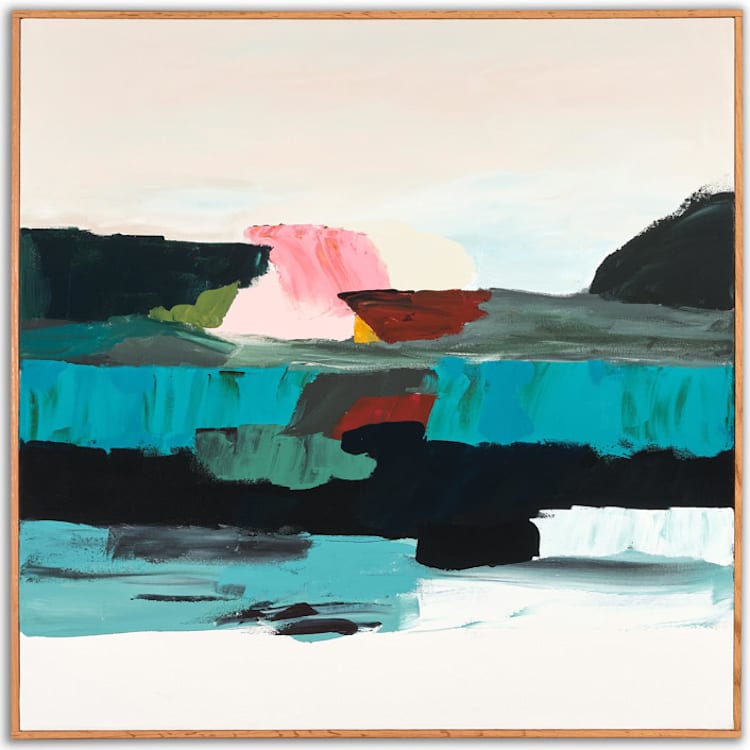 "Curacao Series" - Original Painting in multicolorassorted-colors by Caryn Owen