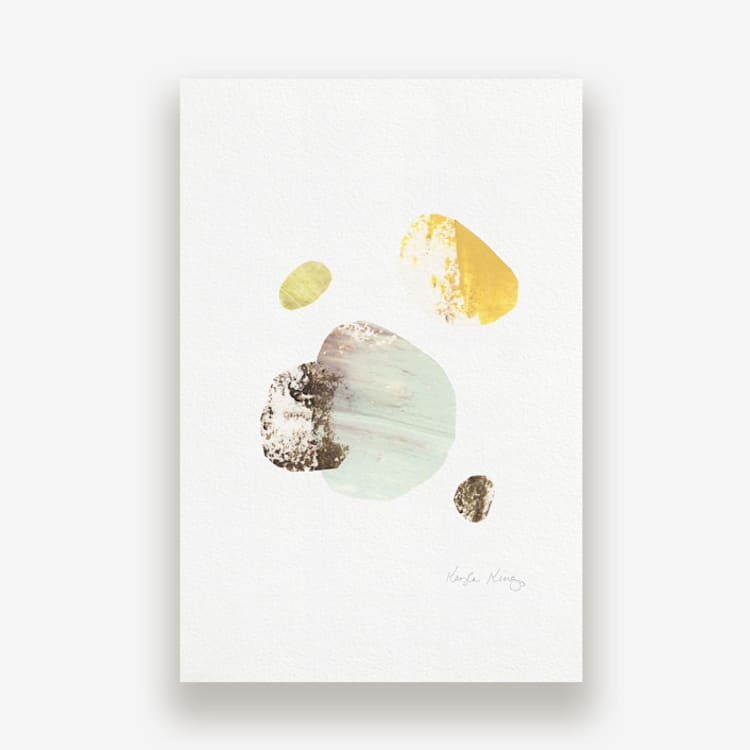 "Seedling #13" - Original Painting in multicolor by Kayla King