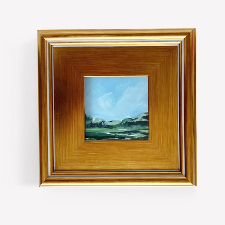 "Riversong" - Original Painting in multicolor by Green Barn Studio