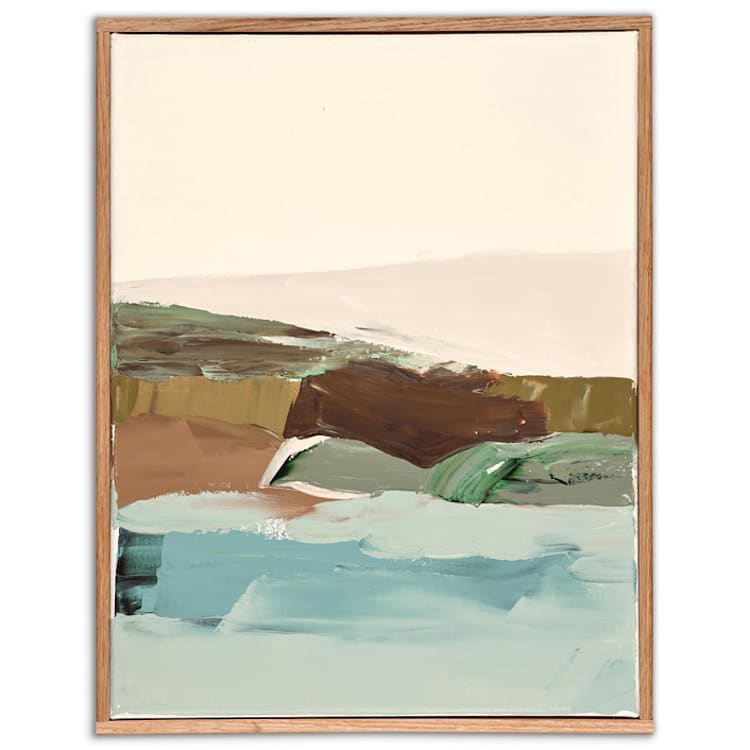 "Muted Seascape Series" - Original Painting in multicolorassorted-colors by Caryn Owen