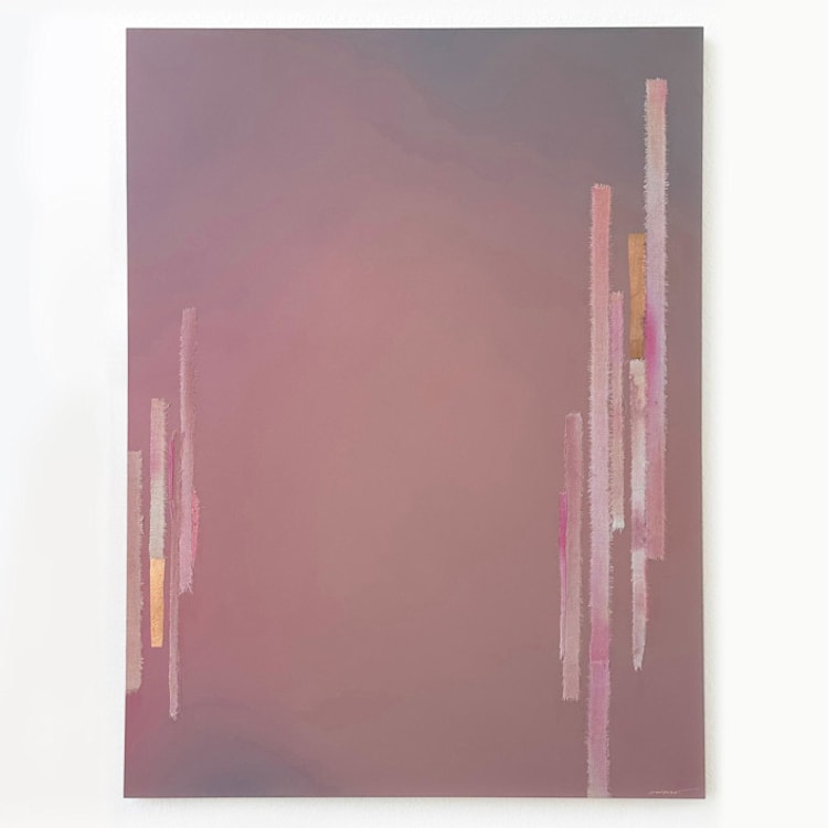 "Because you are Luminous" - Original Painting in multicolorassorted-colors by robyn lomauro