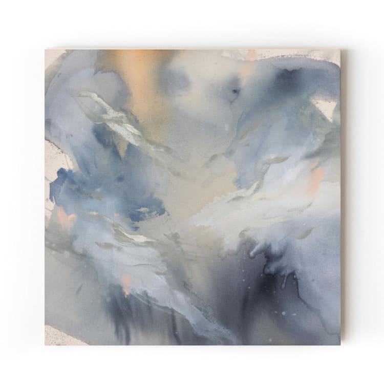 "Cross Current" - Original Painting in blue by Christa