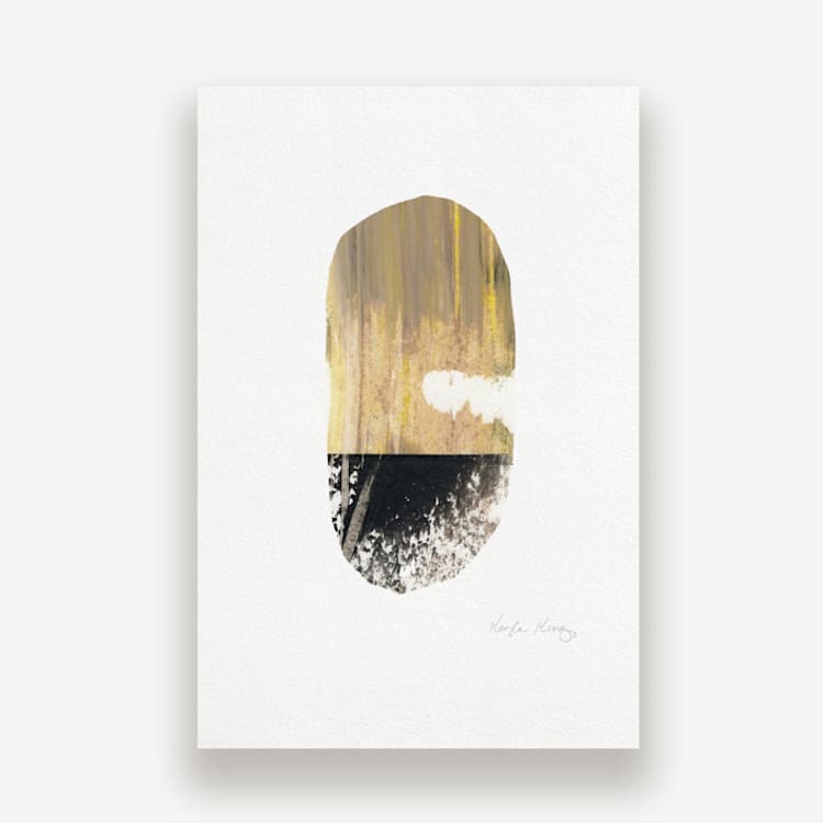 "Seedling #5" - Original Painting in multicolor by Kayla King