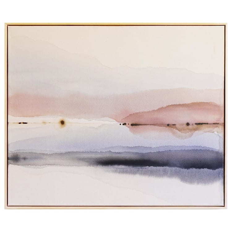 "Dawn's Serene" - Original Painting in purple by Shina Choi