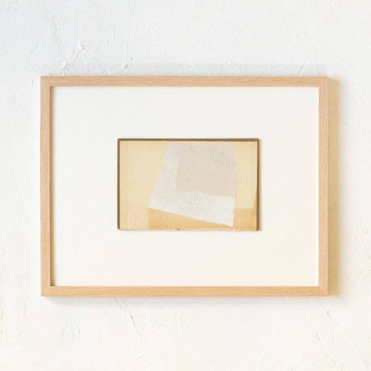 "Bookends XII" - Original Painting in beige by Jennifer Daily