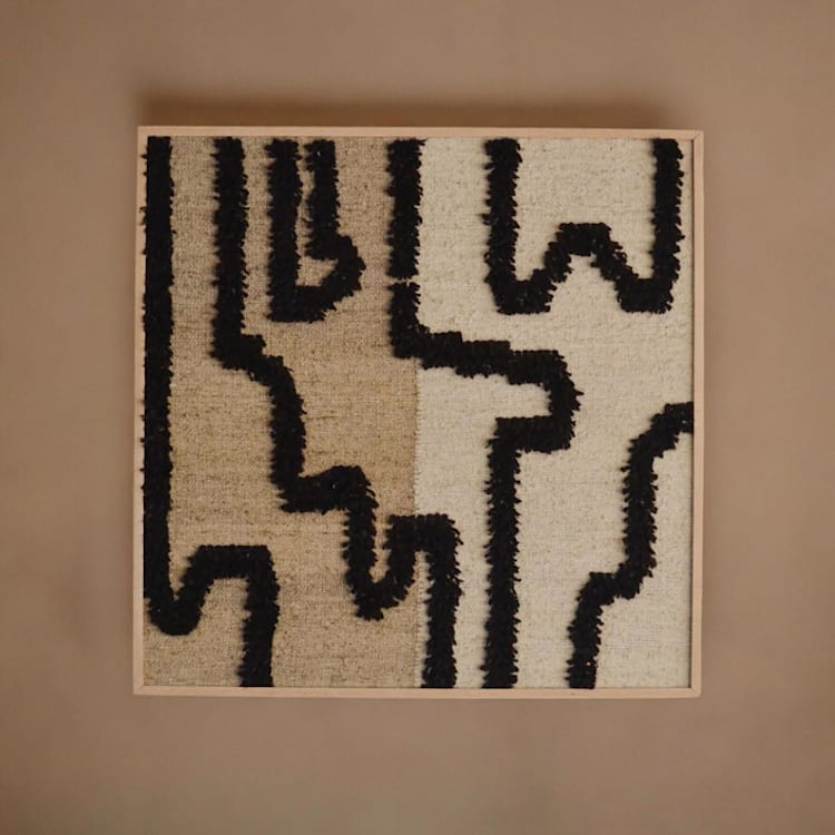 "El Reflejo Woven Art" - Original Painting in multicolor by Meso Casa LLC