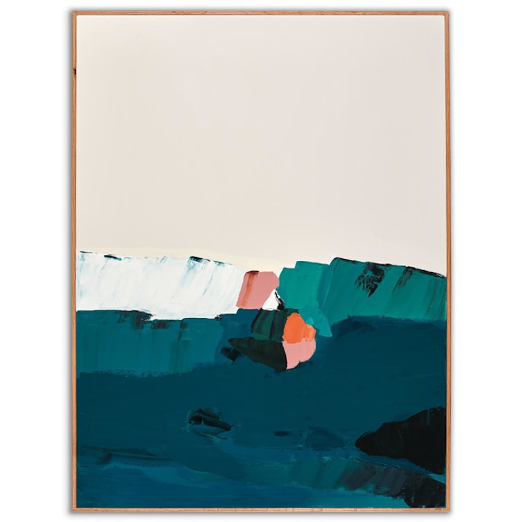"Coastal Swell Series" - Original Painting in multicolorassorted-colors by Caryn Owen