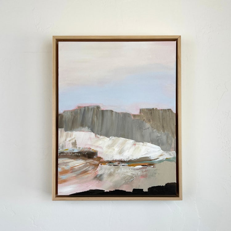 "Granite Lands 2" - Original Painting in natural by Kayla King