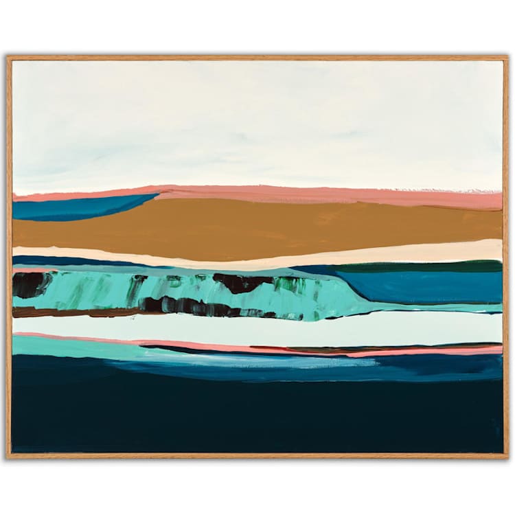 "Santa Cruz Seascape" - Original Painting in multicolorassorted-colors by Caryn Owen