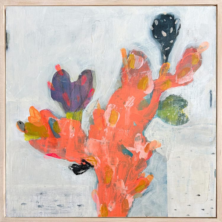 "Remembering" - Original Painting in multicolor by tina johnson