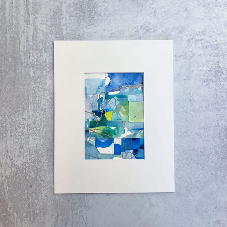 "New Realities no. 04" - Original Painting in multicolorassorted-colors by Jocelyn Elizabeth