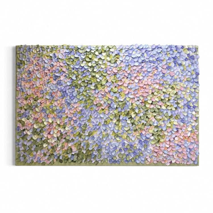 "“The Language of Flowers" - 60 x 40 - Original Painting" - Original Painting in multicolor by Sarah Mankin