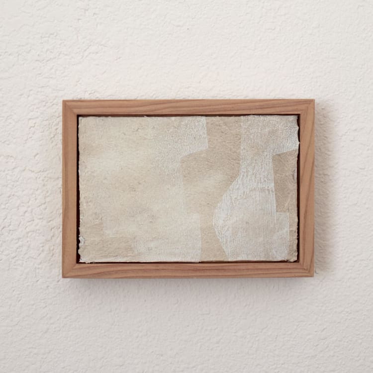 "Essence 3.8" - Original Painting in beige by Jennifer Daily