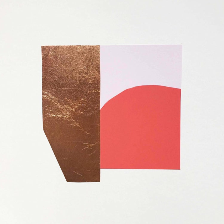 "Series 4 No.1" - Original Painting in red by Francesca Iannaccone