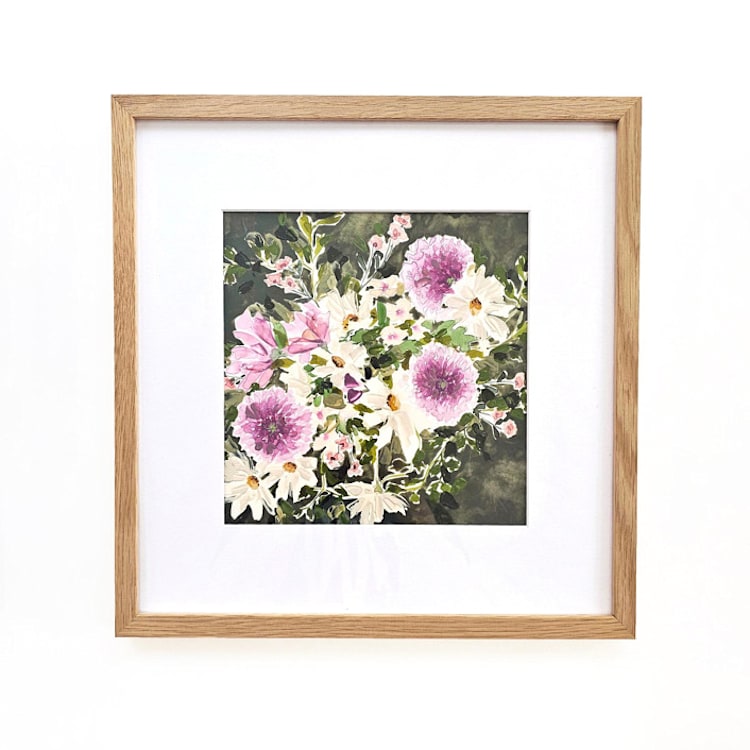 "Reflect" - Original Painting in multicolorassorted-colors by Kate Nelson