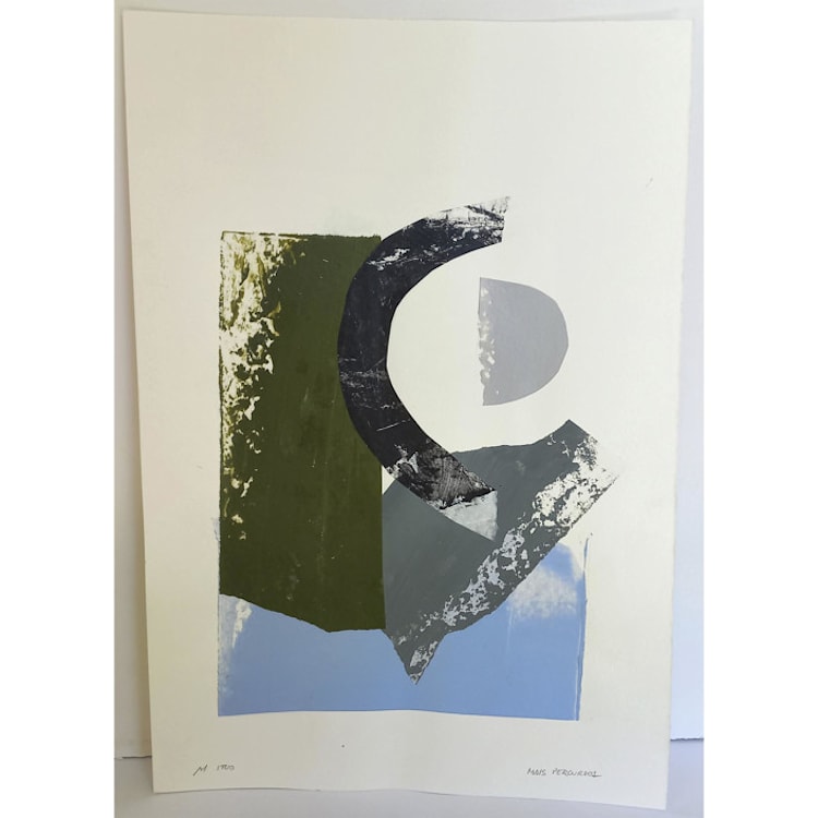 "Parameters 1" - Original Painting in multicolor by Bethania Lima