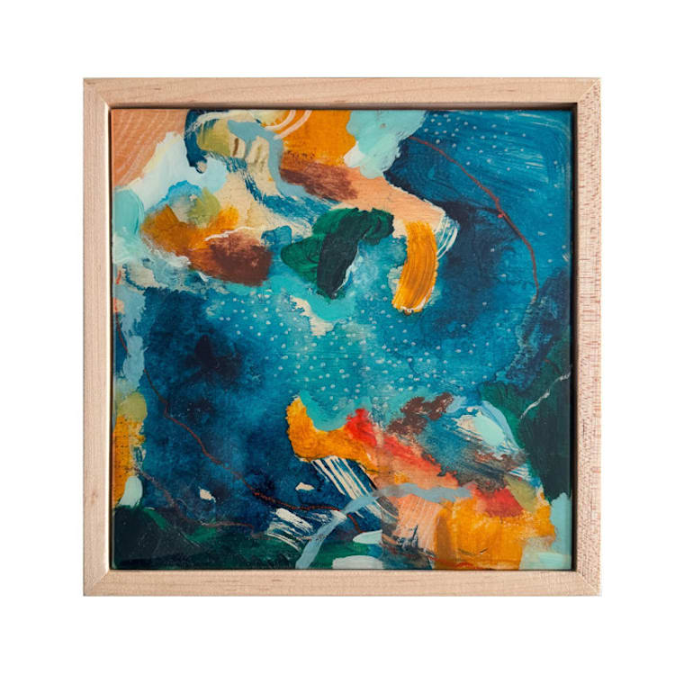 "Eden" - Original Painting in blue by Parima Studio