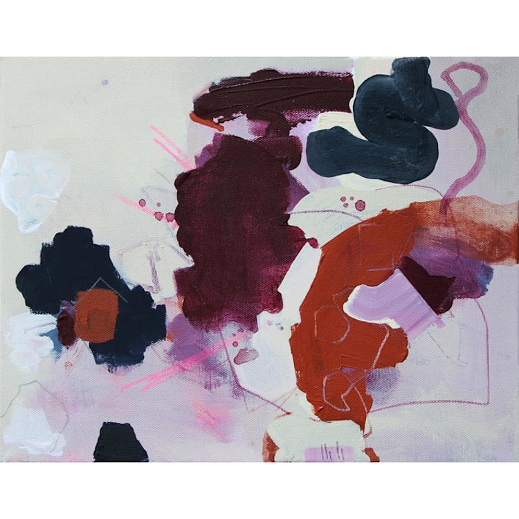 "Celeste" - Original Painting in multicolor by Nicole Simms