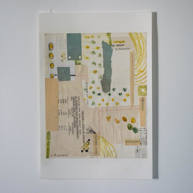 "Data point" - Original Painting in multicolor by Bethania Lima