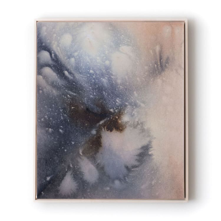 "Beyond Limitations" - Original Painting in blue by Christa