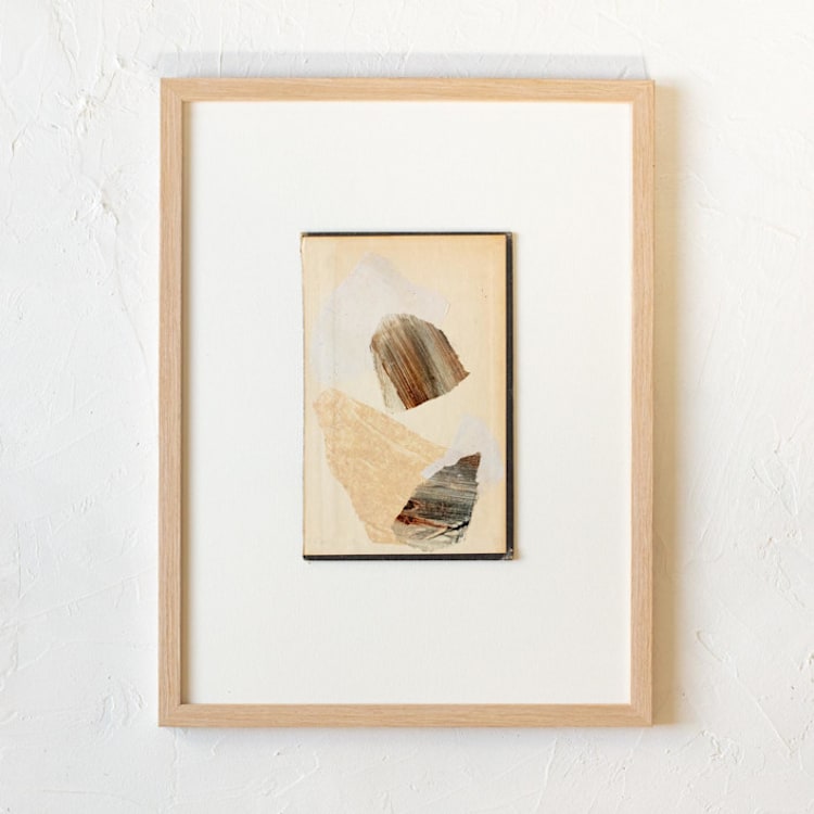 "Bookends IV" - Original Painting in beige by Jennifer Daily