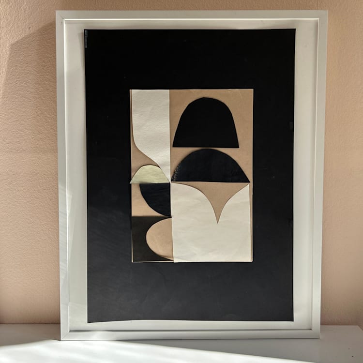 "Espresso" - Original Painting in black by cyrille gulassa