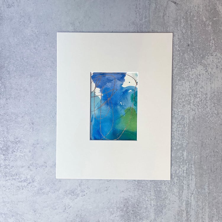 "Threads of Possibility no. 04" - Original Painting in multicolorassorted-colors by Jocelyn Elizabeth