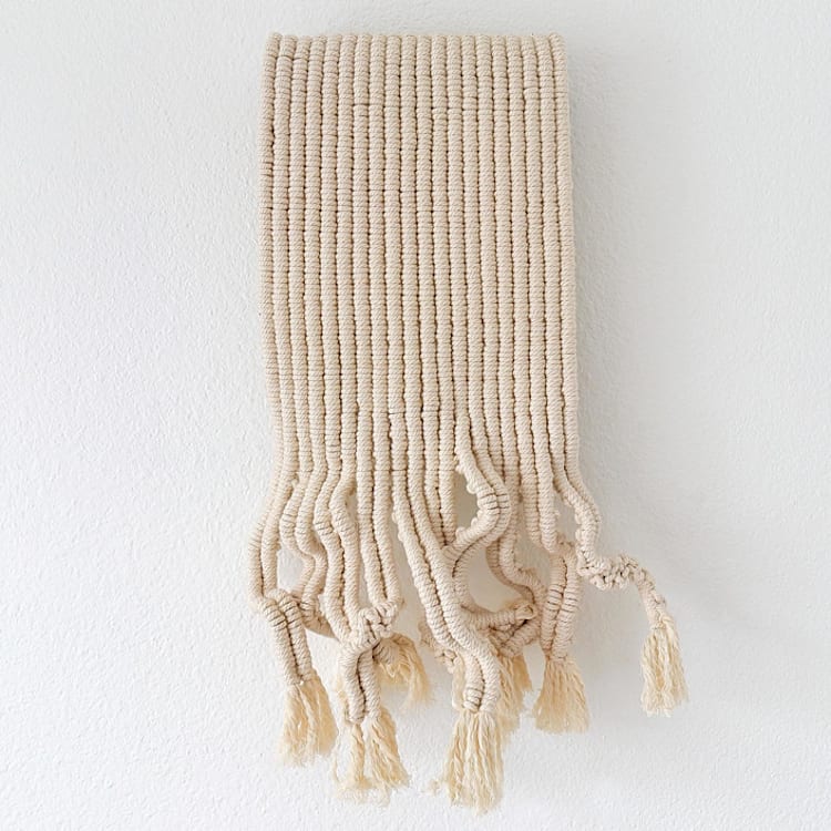 "Soft Drift wall sculpture" - Original Painting in natural by Bharti Trivedi