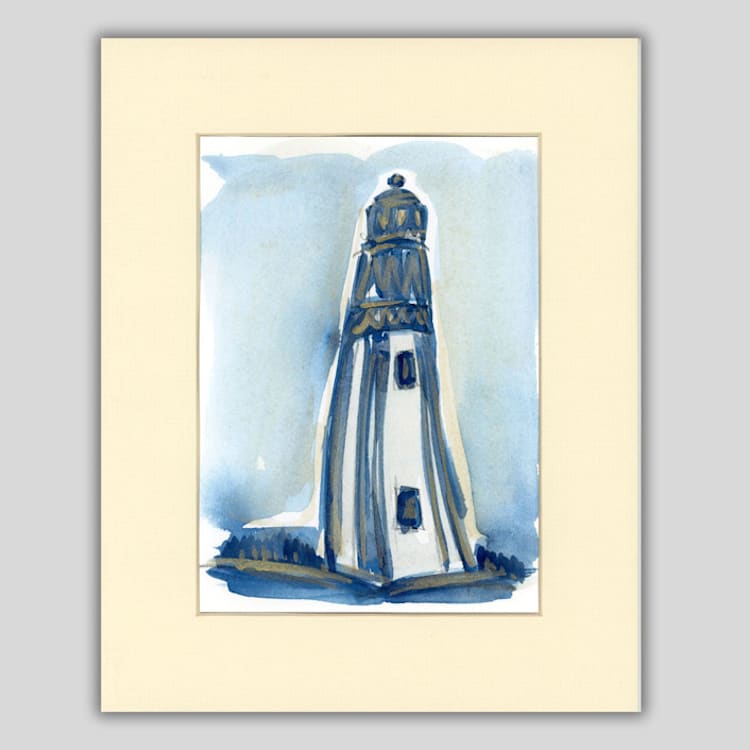 "Shine a Light Bright Enough to Dispel the Darkness" - Original Painting in blue by Golden Lines and Silver Linings