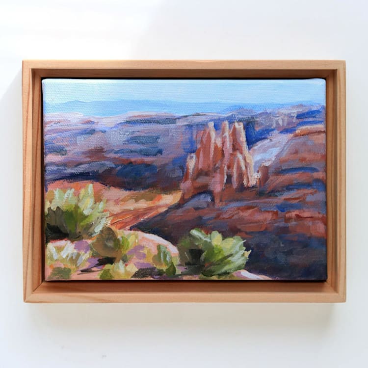 "Mountain Majesty | Colorado Landscape" - Original Painting in multicolor by Weronika Zubek