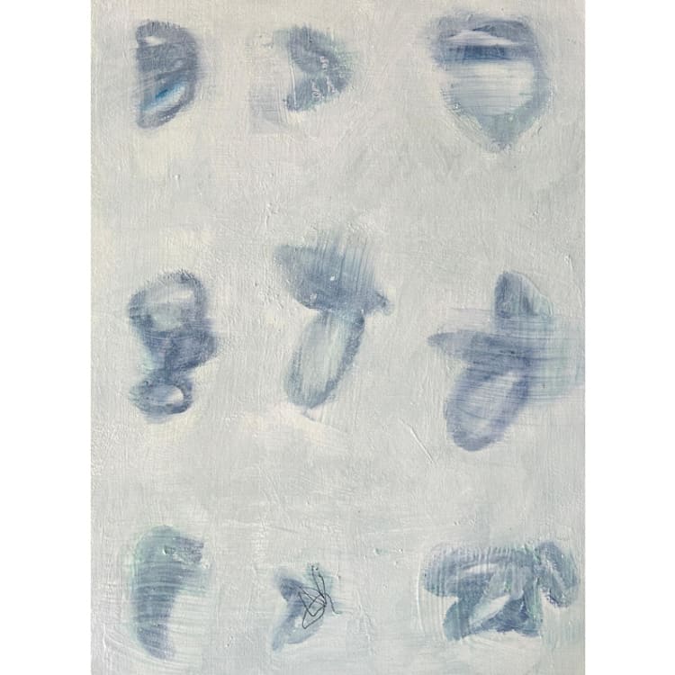 "i will ease your mind" - Original Painting in multicolor by tina johnson