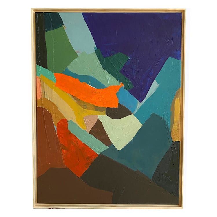 "Forest Festival" - Original Painting in brown by Jessalin Beutler