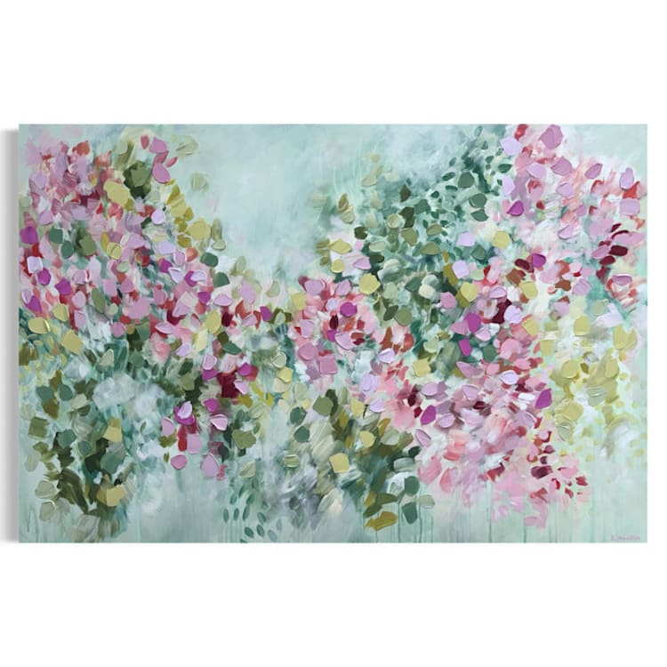 ""Garden Party" - 60 x 40 - Original Painting" - Original Painting in multicolor by Sarah Mankin