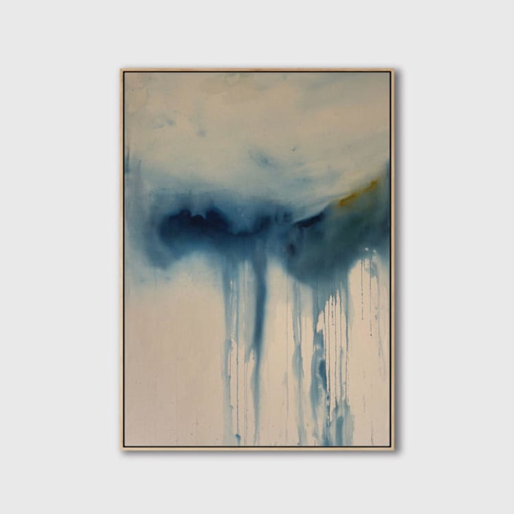"Ecos de Maré" - Original Painting in brown by Karine Tonial Grimm